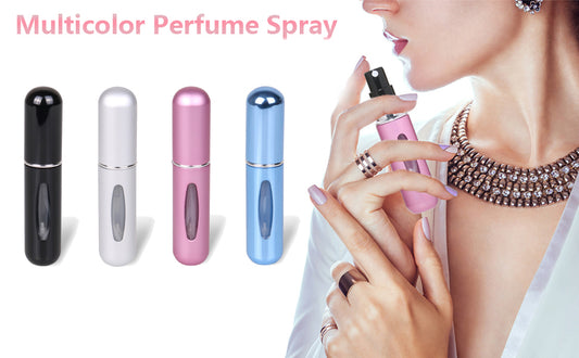 Refillable perfume spray bottles